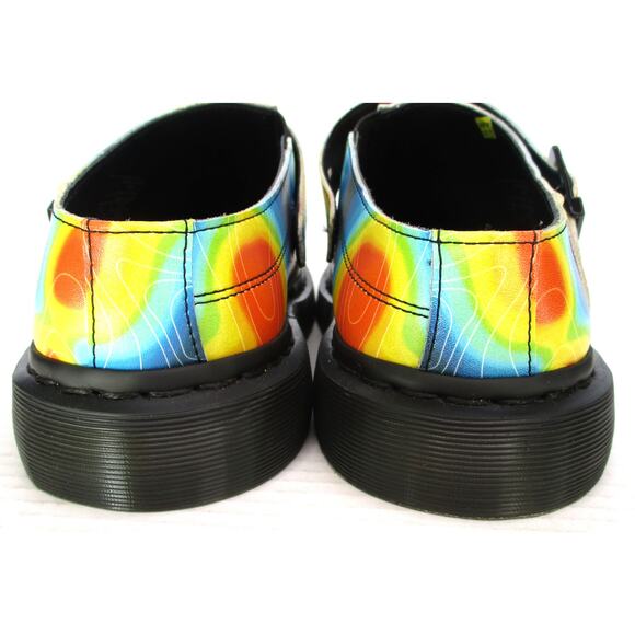 New Dr. Martens Isham Genix Nappa Reclaimed Thermal Map Mules Men\'s Sz 12 EU 46 main image 5